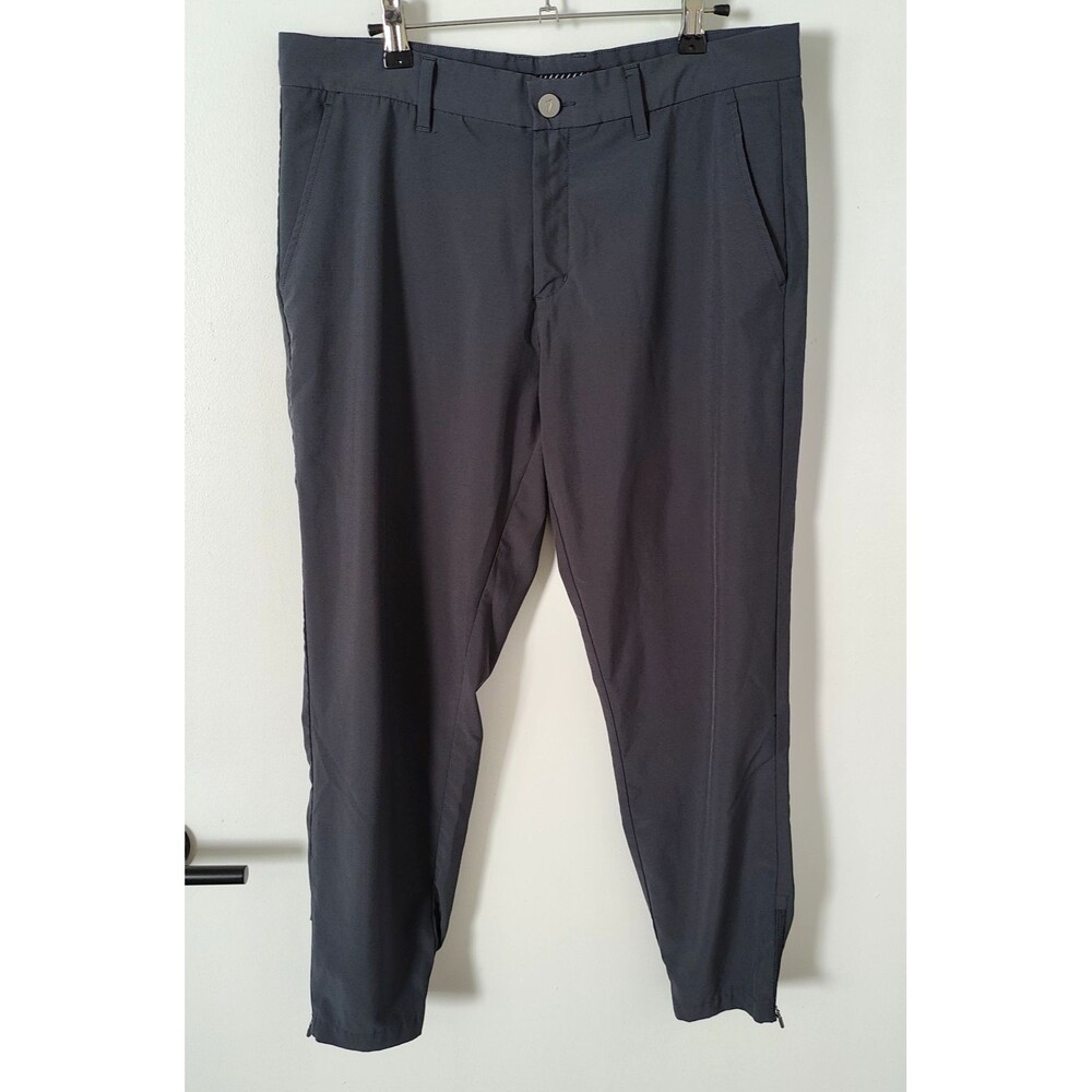 Primo Golf Jogger Pants Mens 33x29 (Tag 34 Short) Gray Performance Stretch
